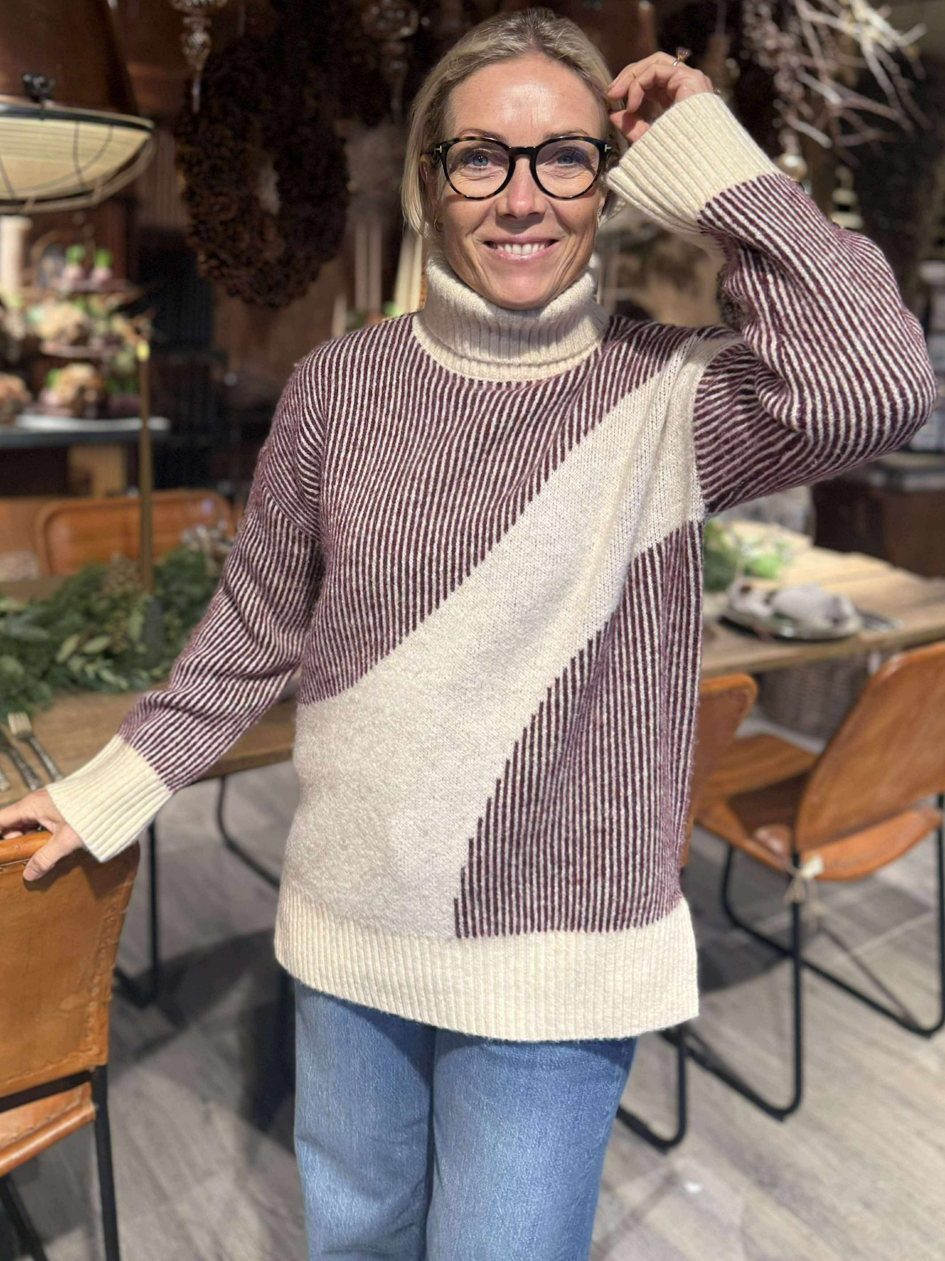 PCLINNA Pullover - Tawny Port